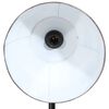 vidaXL Podlahov&aacute; lampa 25 W čierna 61x61x90/150 cm E27