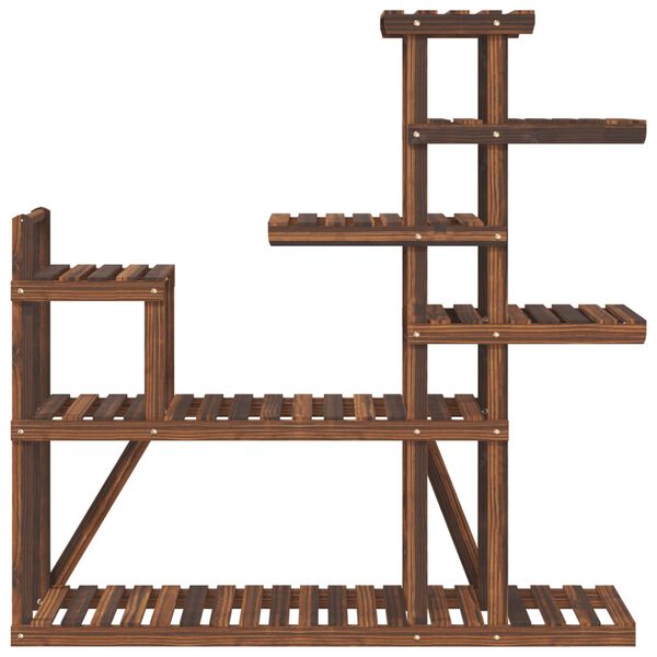 vidaXL Stojan na kvetiny 110x25x111 cm mas&iacute;vna jedľa