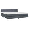 vidaXL Box Spring Posteľ s matracom tmavo&scaron;ed&aacute; 200x210 cm Zamat