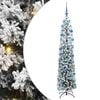 vidaXL Umel&yacute; vianočn&yacute; stromček Zelen&aacute; 180 cm PVC, oceľ a plast