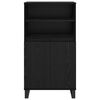 vidaXL Highboard Čierna 60 x 36 x 110 cm Kompozitn&eacute; drevo