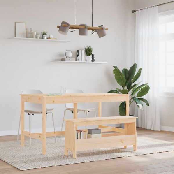 vidaXL Lavica do predsiene 100x28x45 cm mas&iacute;vne borovicov&eacute; drevo