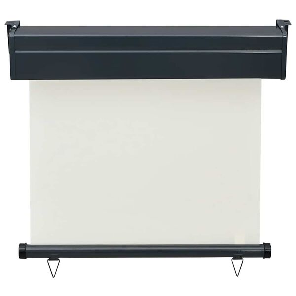 vidaXL Bočná markíza na balkón 80x250 cm, krémová