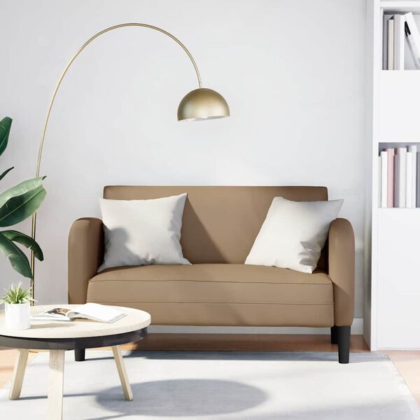 vidaXL Loveseat pohovka kapuč&iacute;nov&aacute; 110 cm umel&aacute; koža
