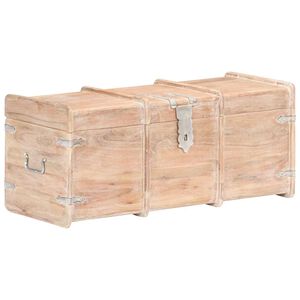 vidaXL Skladovacia truhlica 90x40x40 cm, ak&aacute;ciov&yacute; mas&iacute;v