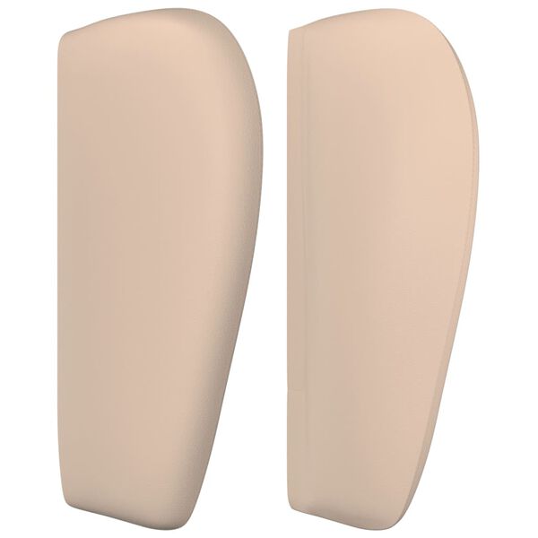 vidaXL Čelo postele so z&aacute;hybmi kapuč&iacute;nov&eacute; 183x23x78/88 cm umel&aacute; koža