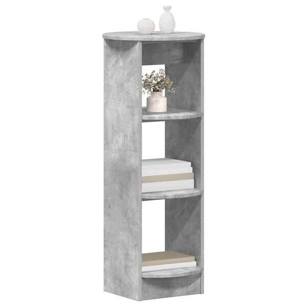 vidaXL Bočn&aacute; skrinka Bet&oacute;novo Siv&aacute; 40 x 40 x 100 cm Kon&scaron;truovan&eacute; drevo