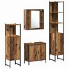 vidaXL Sada k&uacute;peľňov&eacute;ho n&aacute;bytku 4 pcs Hned&aacute; 33 x 33 x 185.5 cm