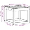 vidaXL Stoličkov&aacute; lavica Pr&iacute;rodn&aacute; 43 x 43 x 37 cm Pevn&eacute; ak&aacute;ciov&eacute; drevo