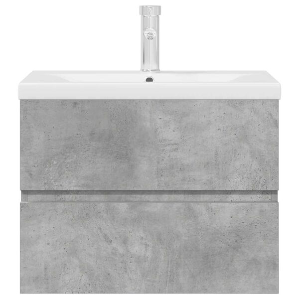 vidaXL 2-dielna sada k&uacute;peľňov&eacute;ho n&aacute;bytku bet&oacute;nov&aacute; kompozitn&eacute; drevo