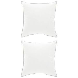 vidaXL Vank&uacute;&scaron; 2 ks 65 x 65 cm Austr&aacute;lska vlna Biela