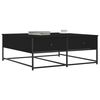 vidaXL Konferenčný stolík čierny 100x99x40 cm kompozitné drevo