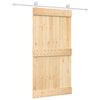vidaXL Posuvn&eacute; dvere Pr&iacute;rodn&aacute; a biela 100 x 210 cm