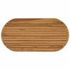vidaXL Vrchn&aacute; doska 100 x 50 x 3,5 cm Ov&aacute;lny Hust&eacute; teakov&eacute; drevo