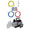 vidaXL Sada v&aacute;kuov&eacute;ho čerpadla s 2-cestn&yacute;m meradlom na klimatiz&aacute;cie
