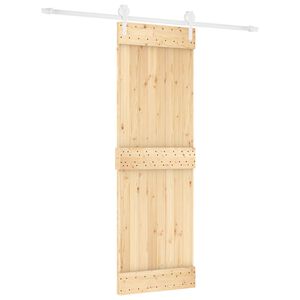 vidaXL Posuvn&eacute; dvere Pr&iacute;rodn&aacute; a biela 70 x 210 cm