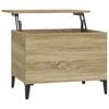 vidaXL Konferenčn&yacute; stol&iacute;k dub sonoma 60x44,5x45 cm spracovan&eacute; drevo