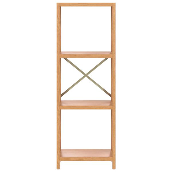 vidaXL 4-poschodov&aacute; polica 40x30x112 cm mas&iacute;vny dub