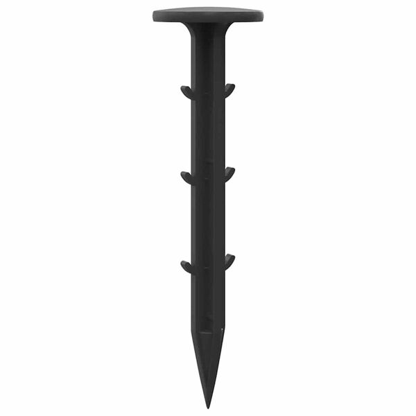 vidaXL Plastov&eacute; kol&iacute;ky 500 pcs Čierna &Oslash;3 x 11 cm Plast