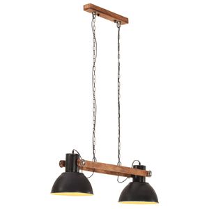 vidaXL Industri&aacute;lna z&aacute;vesn&aacute; lampa 25 W, čierna 109 cm E27