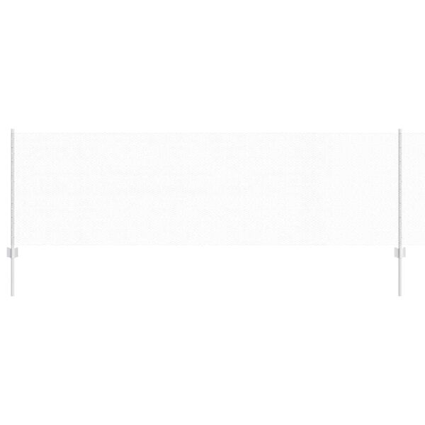 vidaXL Plot s podperou Strieborn&aacute; 0,8 x 10 m Oceľ