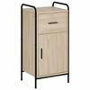 vidaXL Serv&iacute;rovacia skriňa Dub sonoma 97 x 33 x 81 cm Kompozitn&eacute; drevo