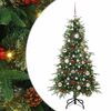 vidaXL Umel&yacute; Skl&aacute;pac&iacute; Vianočn&yacute; Stromček Zelen&aacute; 150 cm PE a PVC
