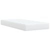 vidaXL Boxspring posteľ s matracom biela 90x190 cm umelá koža