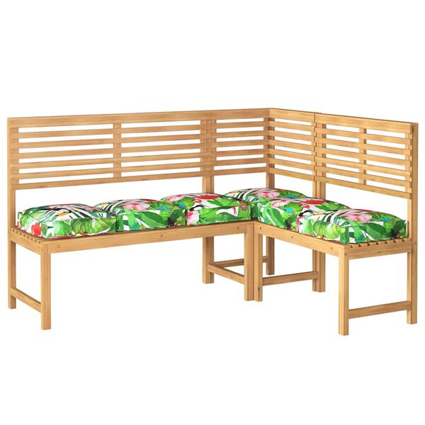 vidaXL Podložka 6 pcs Viacfarebn&yacute; 40 x 40 x 8 cm Oxfordsk&aacute; l&aacute;tka