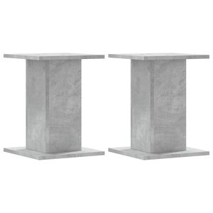 vidaXL Stojany na reproduktor 2ks bet&oacute;nov&eacute; 30x30x40cm kompozitn&eacute; drevo