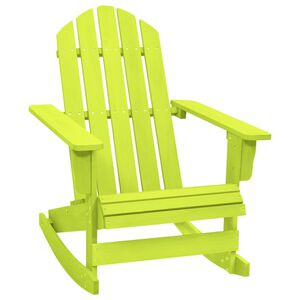 vidaXL Z&aacute;hradn&aacute; hojdacia stolička Adirondack jedľov&yacute; mas&iacute;v zelen&eacute;