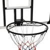 vidaXL Basketbalov&aacute; doska priehľadn&aacute; 106x69x3 cm polykarbon&aacute;t