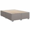 vidaXL Posteľn&yacute; r&aacute;m boxspring s matracom sivohned 140x200 cm l&aacute;tka