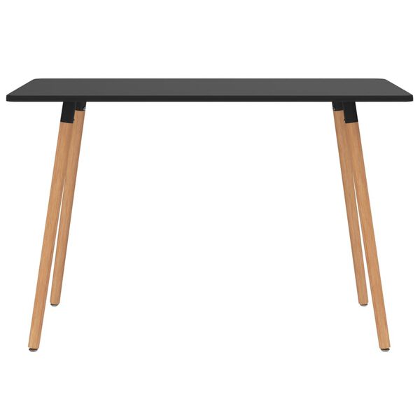 vidaXL 7-dielna jed&aacute;lensk&aacute; s&uacute;prava čierna