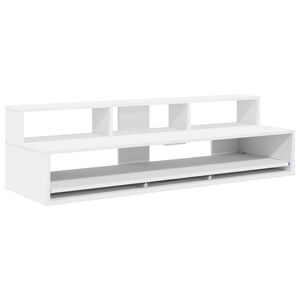 vidaXL &Scaron;t&uacute;diov&yacute; st&ocirc;l Biela 152 x 42,5 x 36 cm Kompozitn&eacute; drevo