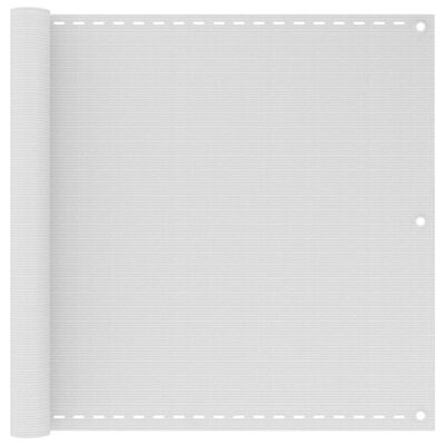 vidaXL Balkónová markíza biela 90x300 cm HDPE