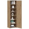vidaXL Highboard 2 pcs Remeseln&yacute; dub 50 x 42,5 x 185 cm