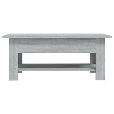 vidaXL Konferenčný stolík sivý sonoma 102x55x42 cm drevotrieska