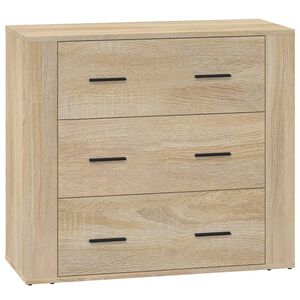 vidaXL Komoda dub sonoma 80x33x70 cm spracovan&eacute; drevo
