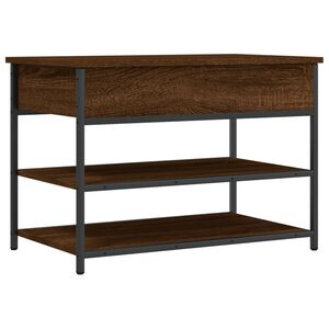 vidaXL Lavička na top&aacute;nky hned&yacute; dub 70x42,5x50 cm kompozitn&eacute; drevo
