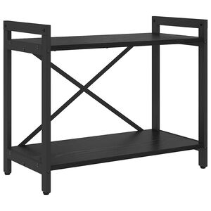 vidaXL Reg&aacute;l na knihy 60 x 30 x 50 cm Kompozitn&eacute; drevo Čierny dub