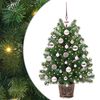 vidaXL Umel&yacute; vianočn&yacute; stromček s 150 LED-i Zelen&aacute; 75 cm PE a PVC