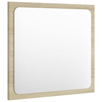 vidaXL Kúpeľňové zrkadlo, dub sonoma 40x1,5x37 cm, kompozitné drevo