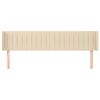 vidaXL Čelo postele so z&aacute;hybmi kr&eacute;mov&yacute; 163x16x78/88 cm l&aacute;tka