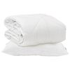vidaXL Papl&oacute;n s vank&uacute;&scaron;om 2 ks Biela Mikrovl&aacute;kno