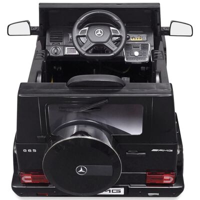 vidaXL Mercedes Benz G65 Elektrické autíčko SUV s 2 motormi, čierne