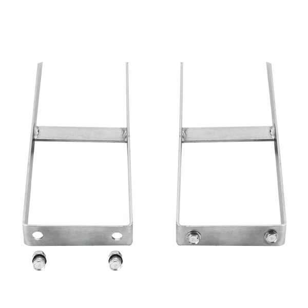 vidaXL Plotov&eacute; uzemňovacie hroty 2 ks pre WPC plot oceľ 40 cm