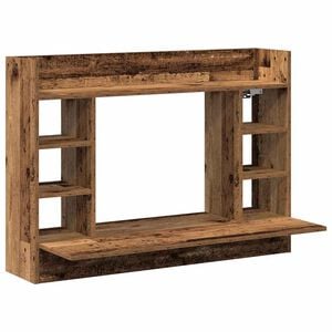 vidaXL N&aacute;stenn&yacute; st&ocirc;l Star&eacute; drevo 105 x 48 x 75 cm Kompozitn&eacute; drevo