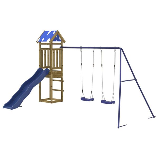 vidaXL Vonkaj&scaron;ia s&uacute;prava na hranie impregnovan&aacute; borovica