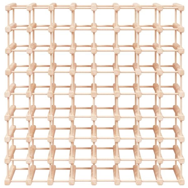 vidaXL Stojan na v&iacute;no na 72 flia&scaron; 90,5x23x90,5 cm borovicov&yacute; mas&iacute;v